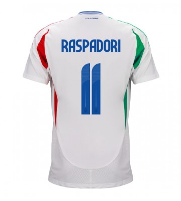 Italien Giacomo Raspadori #11 Replika Udebanetrøje EM 2024 Kortærmet